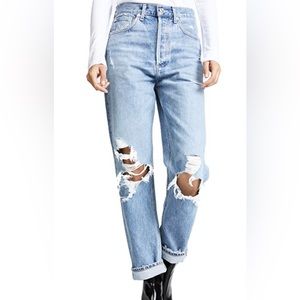 AGOLDE 90’s Mid Rise Loose Fit jeans in Fallout size 26 NWOT